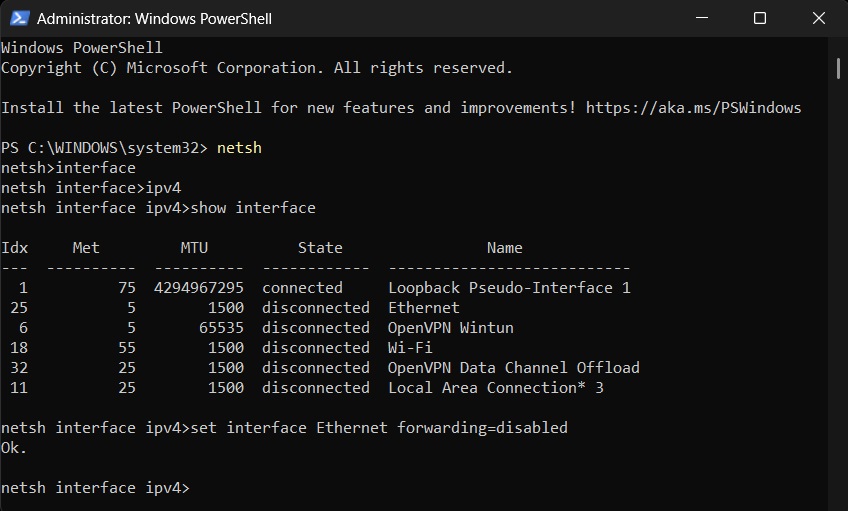 loop solution commands