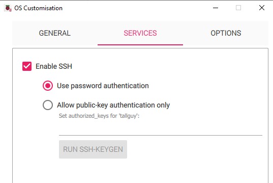 Enable SSH Photo