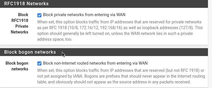 bogon and private networks pictue